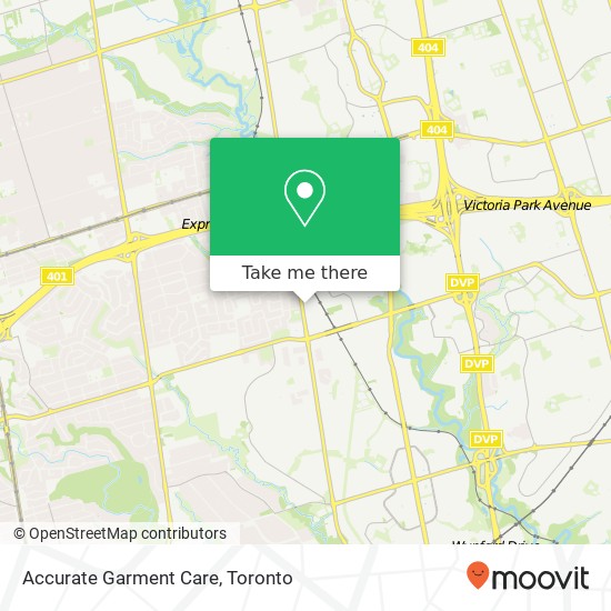 Accurate Garment Care map