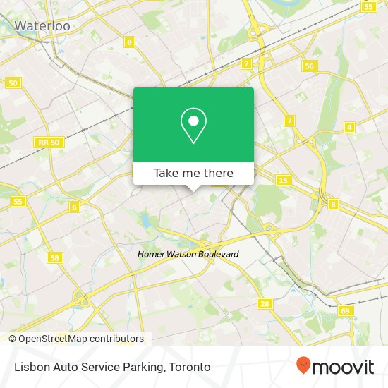 Lisbon Auto Service Parking map