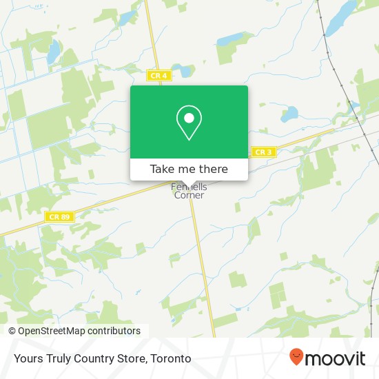 Yours Truly Country Store map