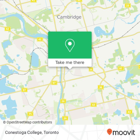 Conestoga College map