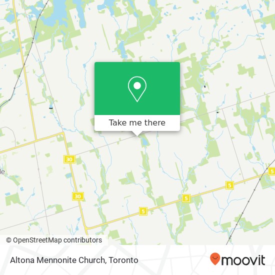 Altona Mennonite Church map