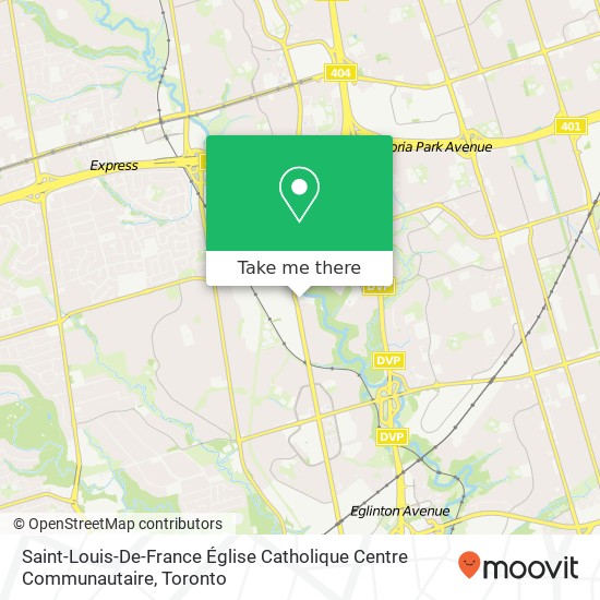 Saint-Louis-De-France Église Catholique Centre Communautaire map