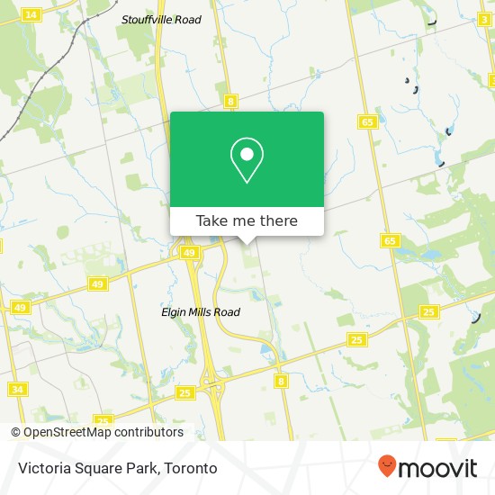 Victoria Square Park map