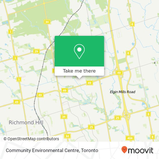 Community Environmental Centre map