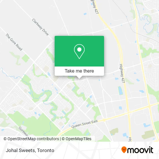 Johal Sweets map