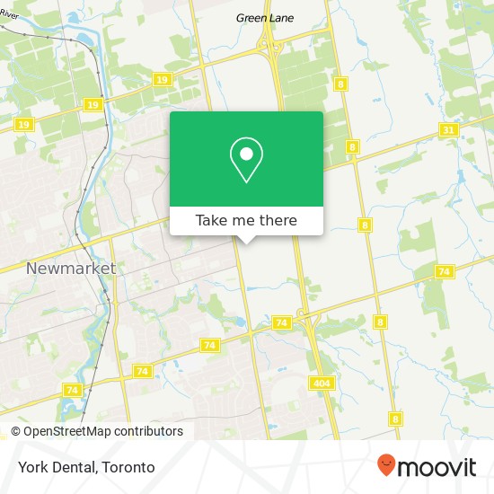 York Dental map