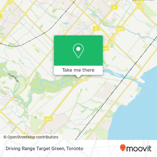 Driving Range Target Green map