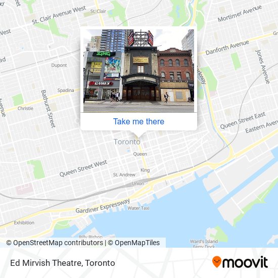 Ed Mirvish Theatre map