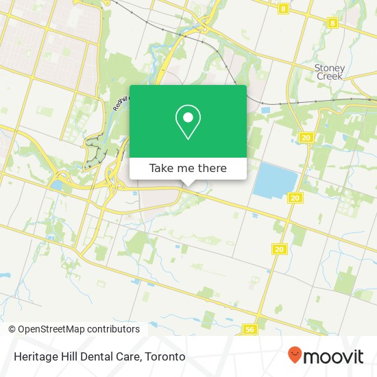 Heritage Hill Dental Care map