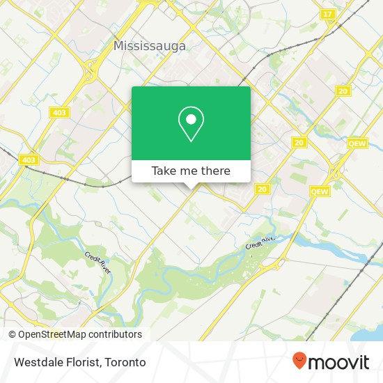 Westdale Florist map