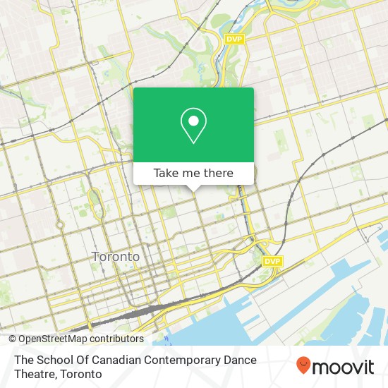 The School Of Canadian Contemporary Dance Theatre map