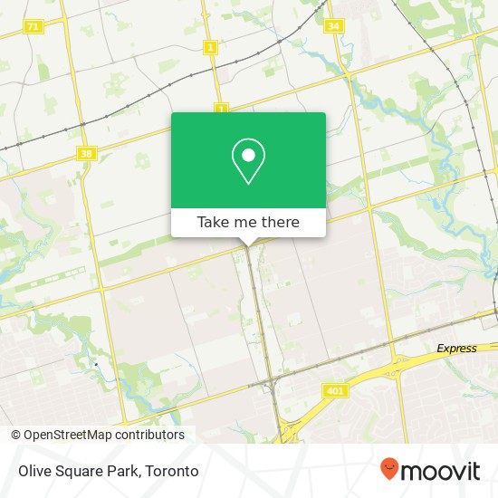 Olive Square Park map