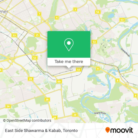 East Side Shawarma & Kabab map