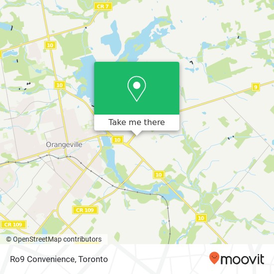 Ro9 Convenience map