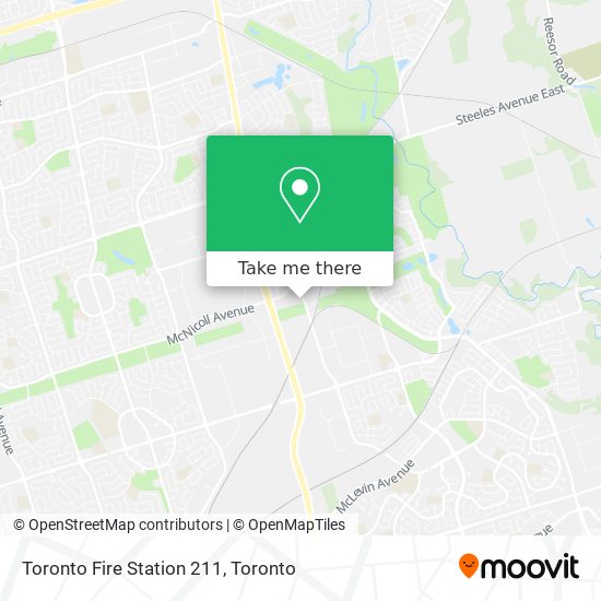 Toronto Fire Station 211 map