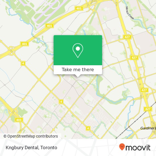 Kngbury Dental map