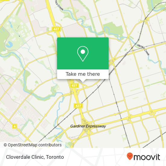 Cloverdale Clinic map