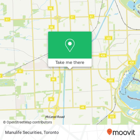 Manulife Securities map