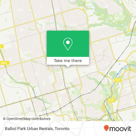 Balliol Park Urban Rentals map