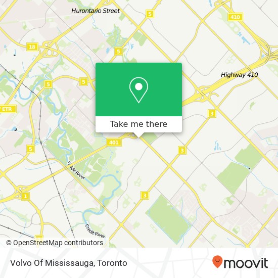 Volvo Of Mississauga map