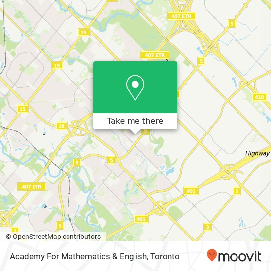Academy For Mathematics & English map