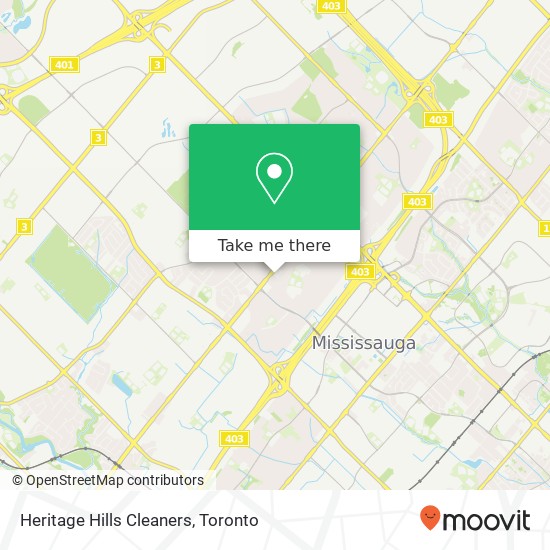 Heritage Hills Cleaners map