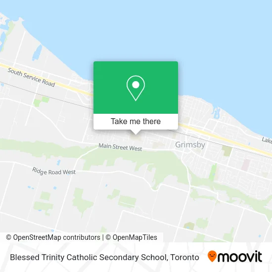 Blessed Trinity Catholic Secondary School map