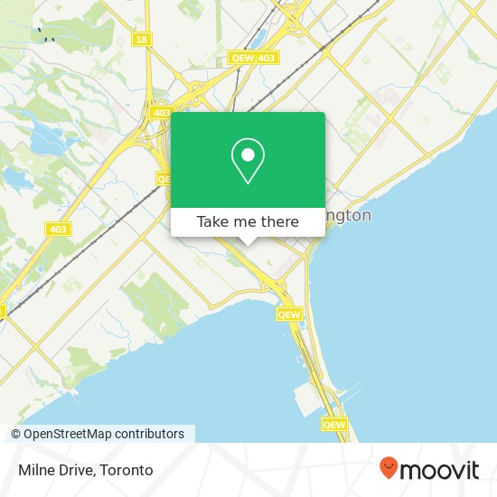 Milne Drive map