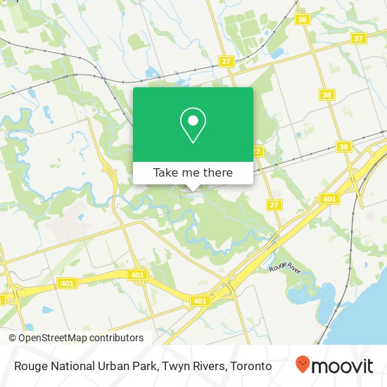 Rouge National Urban Park, Twyn Rivers plan