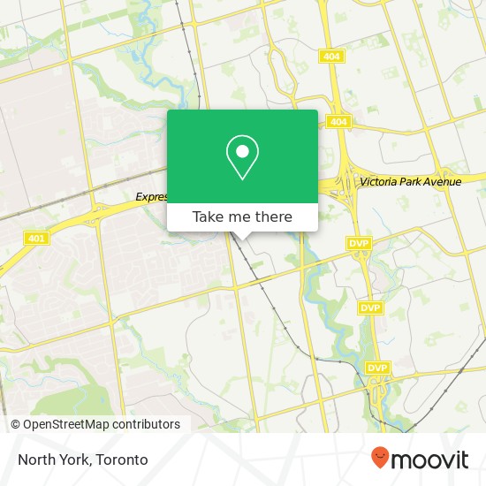 North York map