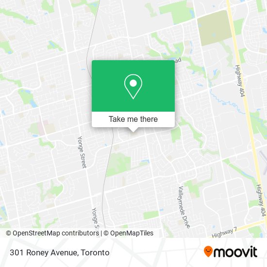 301 Roney Avenue map