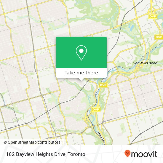 182 Bayview Heights Drive map