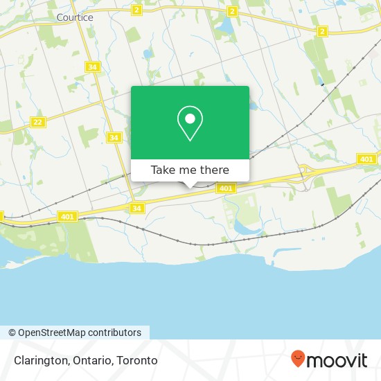 Clarington, Ontario map