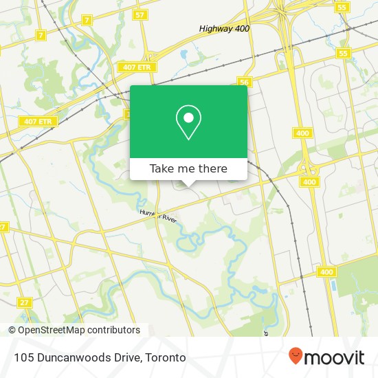 105 Duncanwoods Drive map