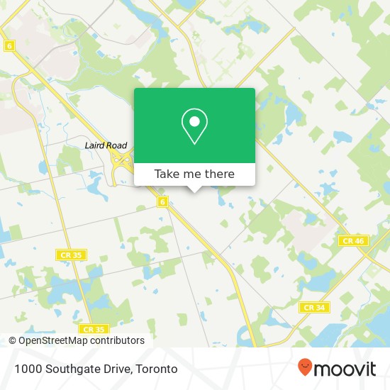 1000 Southgate Drive map