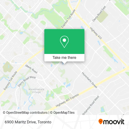 6900 Maritz Drive map