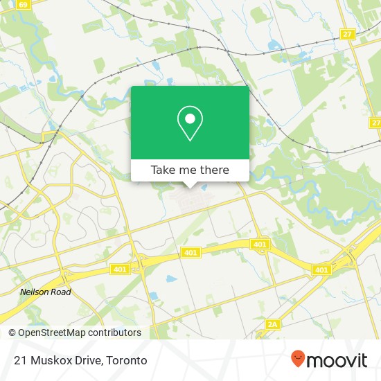 21 Muskox Drive map