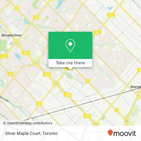 Silver Maple Court map