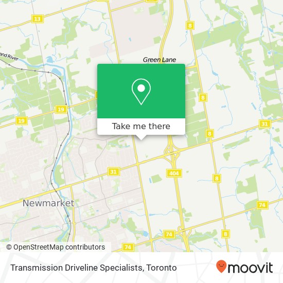 Transmission Driveline Specialists map