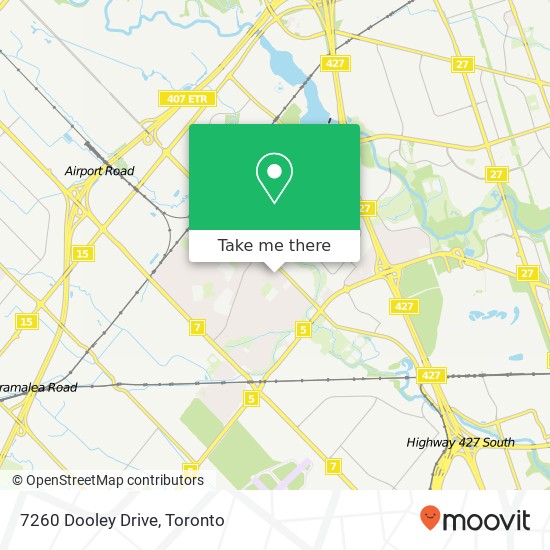 7260 Dooley Drive map