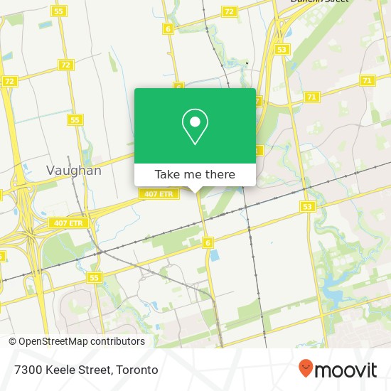 7300 Keele Street map