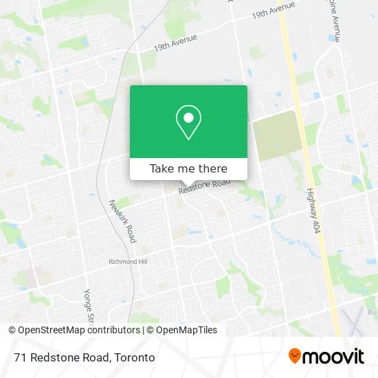 71 Redstone Road map