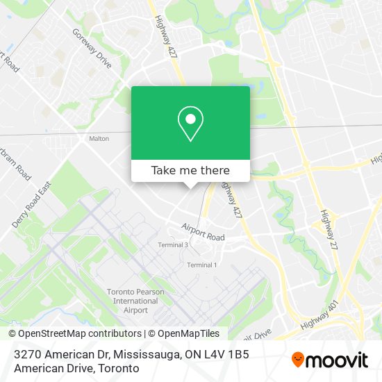 3270 American Dr, Mississauga, ON L4V 1B5 American Drive map
