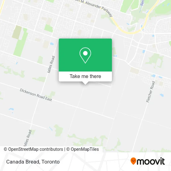 Canada Bread map