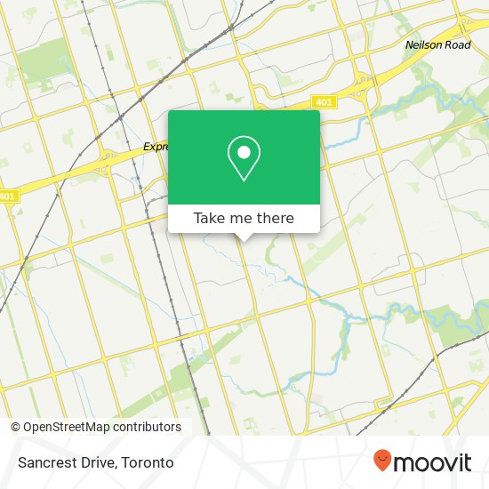 Sancrest Drive map