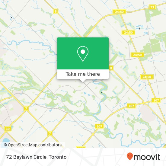 72 Baylawn Circle map