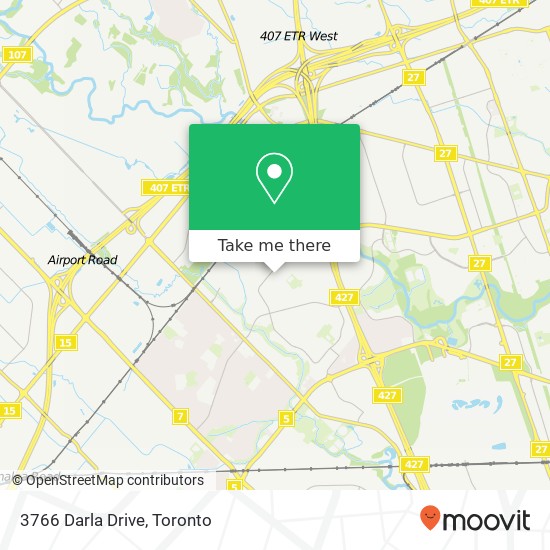 3766 Darla Drive map