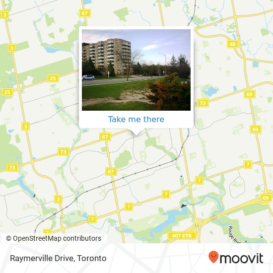 Raymerville Drive map