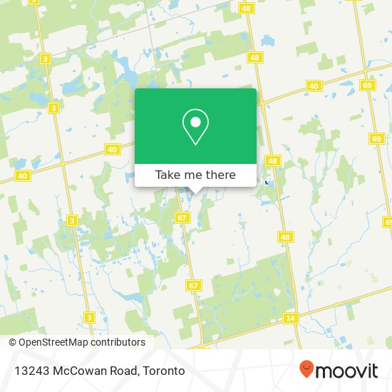 13243 McCowan Road map