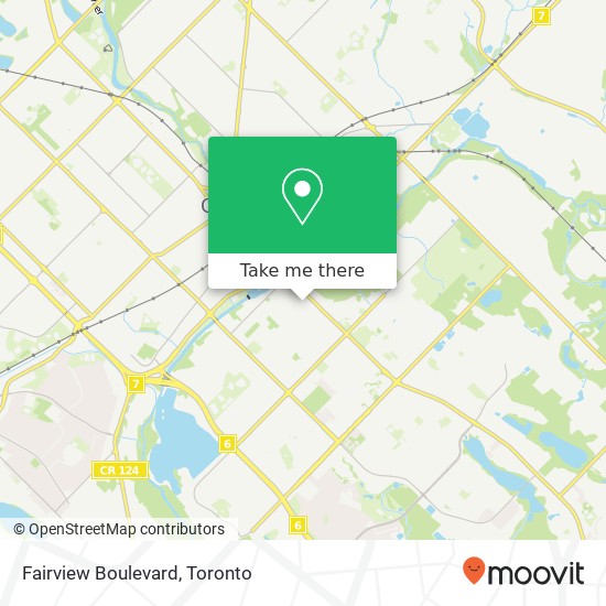 Fairview Boulevard map